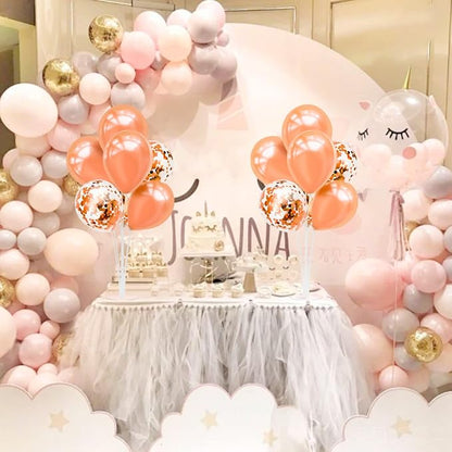 ZJDHPTY 4Set Rose Gold Balloon Stand Table Centerpieces Party Decor | Birthday - Image 5