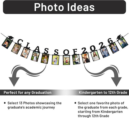 Class of 2026 Graduation Photo Banner | Graduation Decorations 2026 | Class of - Image 4