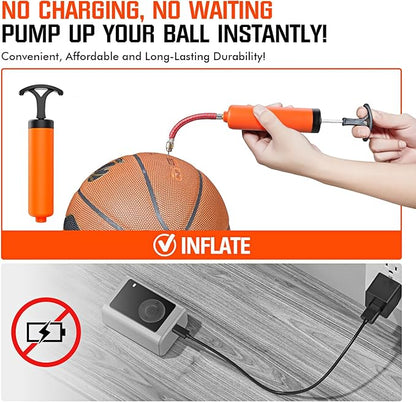 Ball Pump, Ball Pump for Sport Balls, Soccer Ball Pump, Hand Pump - Image 2