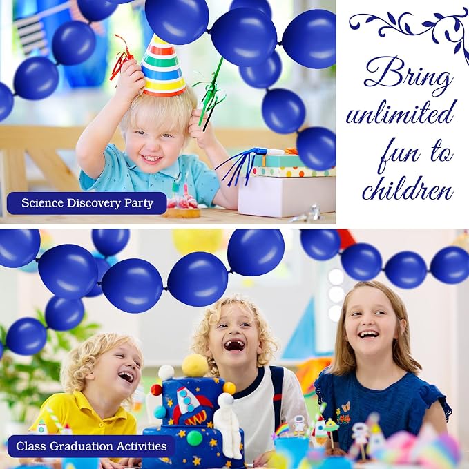 100 Pcs Link Balloon Quick Linking Latex Connected Balloons Linkable - Image 6