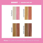 Lime Crime Pastel Colored Unicorn Hair Tint, Bunny (Pastel Baby Pink) - Damage-Free Semi-Permanent Hair Color Conditions & Moisturizes - Temporary Hair Dye Kit Has Sugary Citrus Vanilla Scent - Vegan