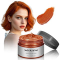 Orange Hair Spray, 4.23 Ounces Temporary Hair Color Wax, Natural Washable Hair Wax Color Spray, Kids Women Temporary Hair Dye Wax Pomades Clays for Christmas Parties, Role Playing, Halloween (Orange)