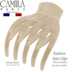 Camila Paris CP3542 French Hair Clip for Women, Hair Side Clips, 2 Inch Girls Hair Claw Clips Jaw Fashion Durable Styling Hair Accessories for Women, Strong Hold No Slip Grip, Made in France