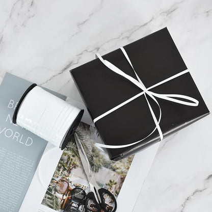 TONIFUL 500 Yards Shiny White Curling Ribbon Balloon String Gift Wrapping - Image 6