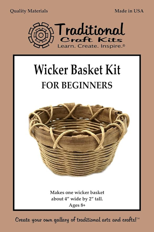 Traditional Craft Kits Wicker Basket Weaving Kit by TraditionalCraftKits