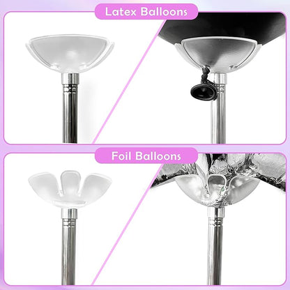 TekXYZ Telescoping Balloon Stand Set of 2, 1.5-7FT Adjustable Height | Sturdy & - Image 4