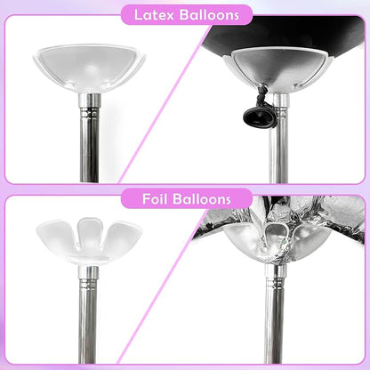 TekXYZ Telescoping Balloon Stand Set of 4, 1.5-7FT Adjustable Height | Sturdy & - Image 3