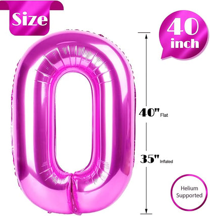Rosy Purple 0 Balloon - Image 5