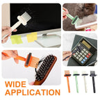 Boar Bristles Hair Brush for Women and Men, Detangling Hair Brush for Smoothing Massage Add Shine, Nylon&Boar Bristles Detangler brush for Hair Healthy (Cleaner-Orange)
