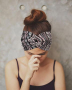 DRESHOW 4 Pack Turban Headbands for Women Wide Vintage Head Wraps Knotted Cute Hair Band Accessories