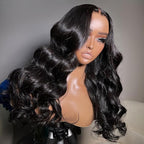 32Inch Wigs Human Hair 180% Density 13x6 Body Wave Lace Front Wigs Human Hair Pre Plucked for Women HD Transparent Lace Frontal Wigs Natural Glueless Wig