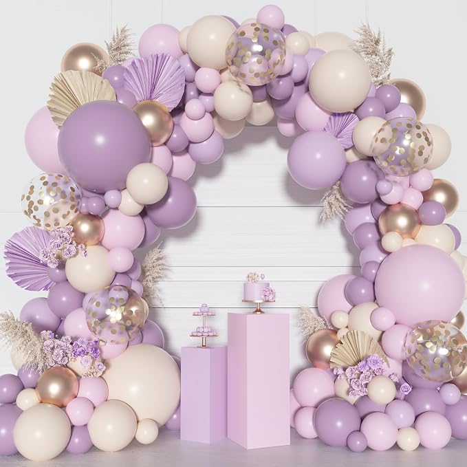 Ouddy Party Dusty Purple Balloon Arch Garland Kit 18 12 10 5Inch | Different - Image 7