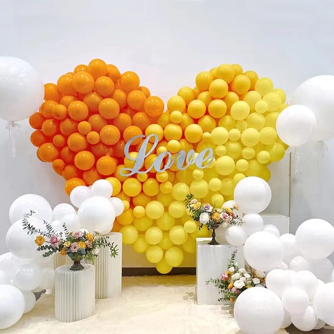 200pcs Orange Balloons 5 Inch, Small Mini Latex Balloons - Image 7