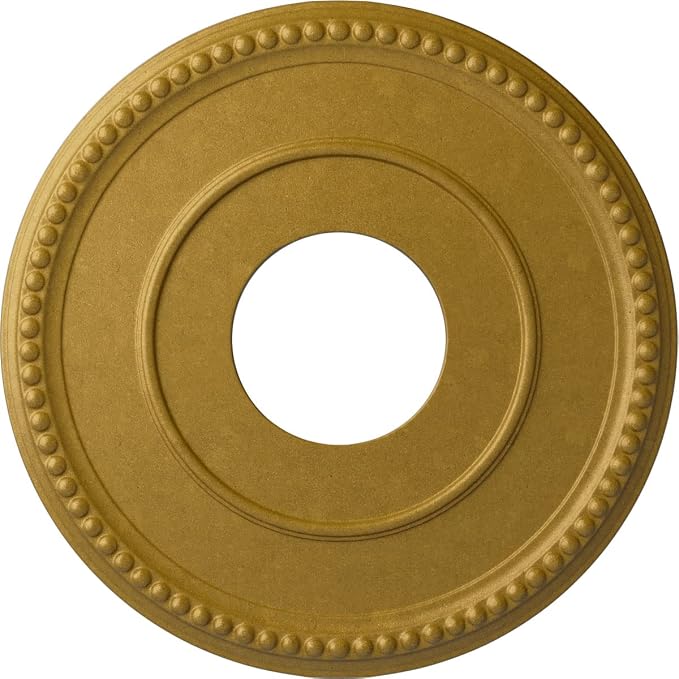 Ekena Millwork CM12BRPGS 12-1/2" x 3-7/8" x 3/4" Bradford Ceiling Medallion by EkenaMillwork