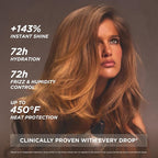 Gisou Honey Infused Hair Oil Mini - Hydrating & Frizz Control Treatment with Mirsalehi Honey, Adds Shine & Heat Protectant for All Hair Types, 0.7 Fl Oz