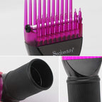 Segbeauty Blower Dryer Comb Attachment, Hair Dryer Concentrator with Brush Attachments for 1.57-1.97" Nozzle, Professional Salon Hairdressing Styling Tool for Straightening Wavy Natural Curly Hair