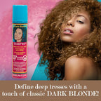 Jerome Russell Dark Blonde Intense Temporary Hair Dye Spray - Fast-Drying, Non-Sticky, Travel Size for Vivid Instant Color, 2.2 oz