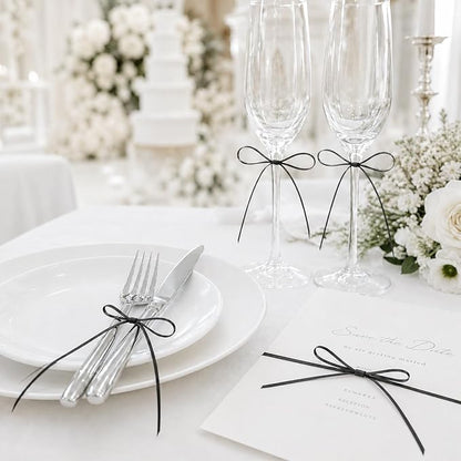 KINGLAKE Black Satin Ribbon - Image 6