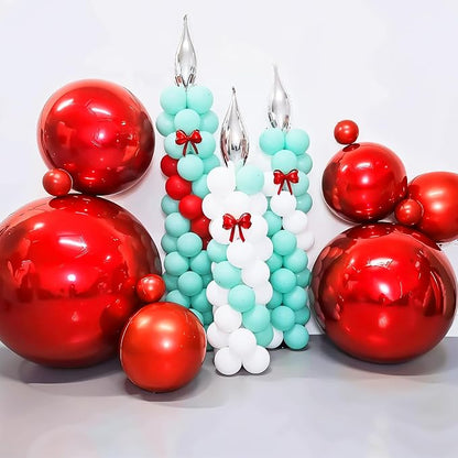 50 Inch Giant Red Round Foil Balloons - Image 6