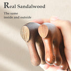 Wooden Scalp Massager Comb & Head Massage Tool,Scalp Gua Sha Wooden Hair Combs for Women and Men (DolphinWave)
