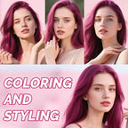 Hot Pink Temporary Hair Color Spray, SOVONCARE Natural Hair Wax Dye Spray for Kids Halloween, Christmas Party, Cosplay -On 1-Day Washable 120ML