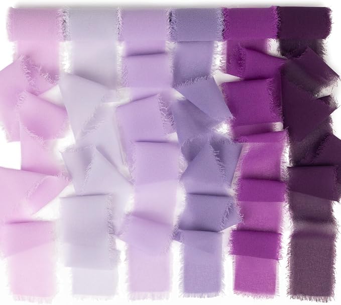 Purple Chiffon Ribbon by MLURCU