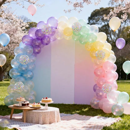 Pastel Rainbow Balloons, Pastel Color Balloons - Image 8