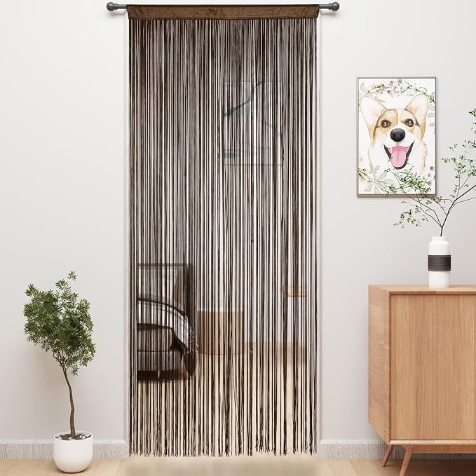 YIIBAII Door String Curtains Fringe Door Curtains by YIIBAII