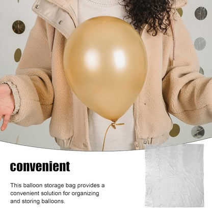 Plastic Balloon Storage Bags Balloon Organizers 5pcs Large Capacity - Image 3