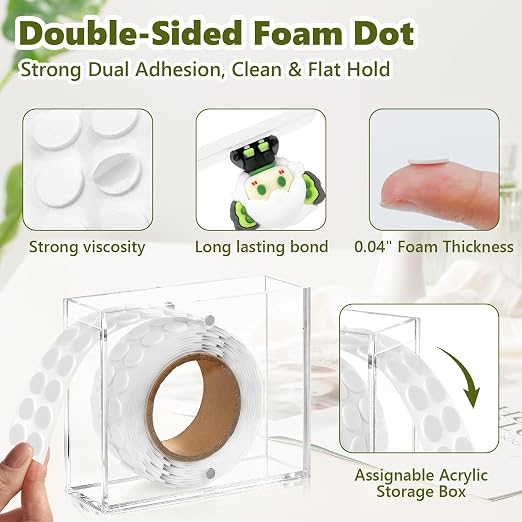 400 PCS 1mm Double Sided Foam Dots - Image 3
