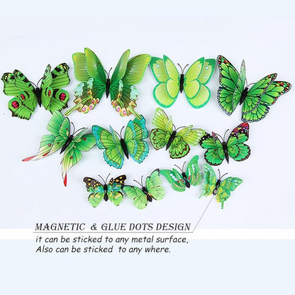 OPSEAM 3D Butterfly Wall Decor Butterfly Decorations Stickers - Image 2