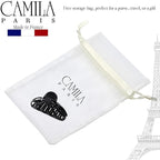 Camila Paris CP3138 French Hair Clip for Women Thick Hair for Long Curly Wavy Hair, Black, Girls Hair Claw Clips Fashion Styling Hair Accessories for Women, Strong Hold No Slip Grip, Made in France