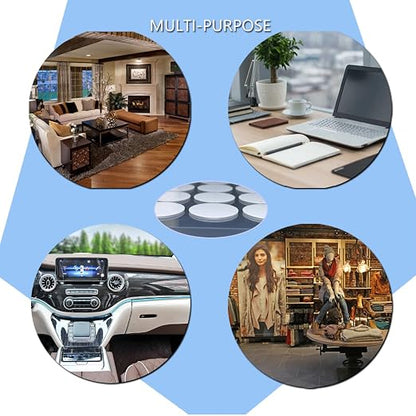 490 Pcs Sticky Tack Double Sided Adhesive Dots Round Putty Clear Stickers No - Image 5