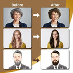 Chestnut Brown Hair Dye Shampoo Permanent for Men&Women,Instant Hair Color Shampoo for Gray Hair Coverage,16.9oz