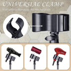 Hands-Free Rotatable Hair Dryer Stand with Adjustable Height and Heavy Base for Salon and Home Use - Ideal for Women and Pets