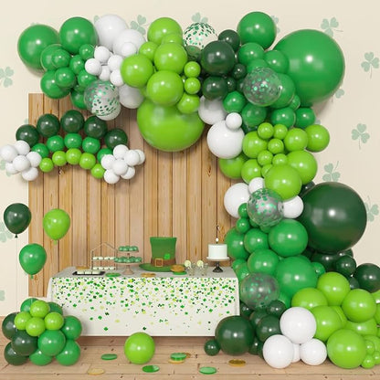 Archloon 156pcs Green Balloons Arch Garland Kit, Different Sizes 18 12 10 5inch - Image 5