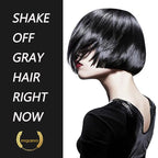 Fvquhvo Black Hair Dye for Gray Hair, Instant Hair Dye Shampoo, Hair Color Shampoo for Women Men, Lasting Shampoo Hair Dye & Black Hair Shampoo, Shampoo Para Canas, Champu Para Canas 16.90 Fl Oz