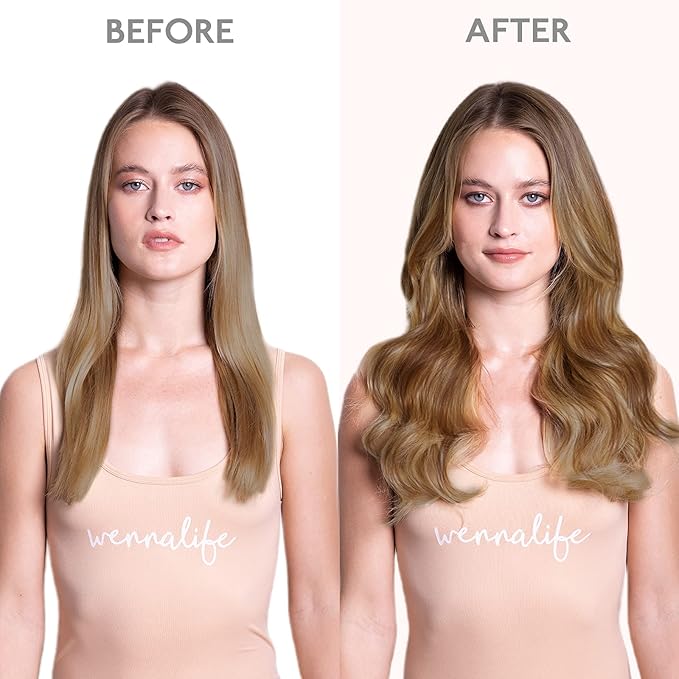 WENNALIFE Seamless Clip In Hair Extensions, 18 Inch 7pcs 130g Balayage Chocolate Brown to Honey Blonde, PU Skin Weft Real Human Hair Extensions
