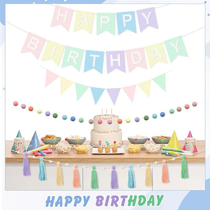 SmoothNovelty 139 Pcs Felt DIY Custom Banner Kit Include 104 Letters 18 - Image 7