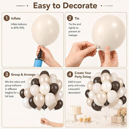 Neutral Brown Balloons - Image 5