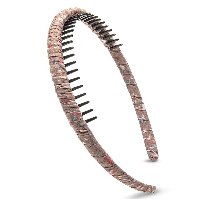 STHUAHE4PC Multicolor Protection Resin Teeth Comb Hair Hoop Hairband Headband Hair Accessories by Beauty hair (comfortable)