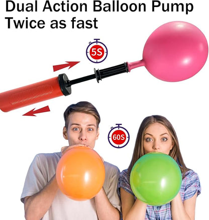 4pcs Balloon Pump Hand Held Inflator Air Pump - Image 5