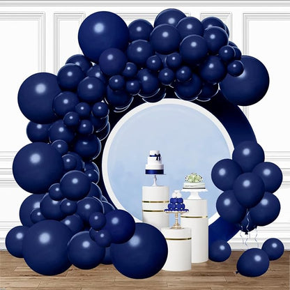 Navy Blue Balloons by LuhcXbs