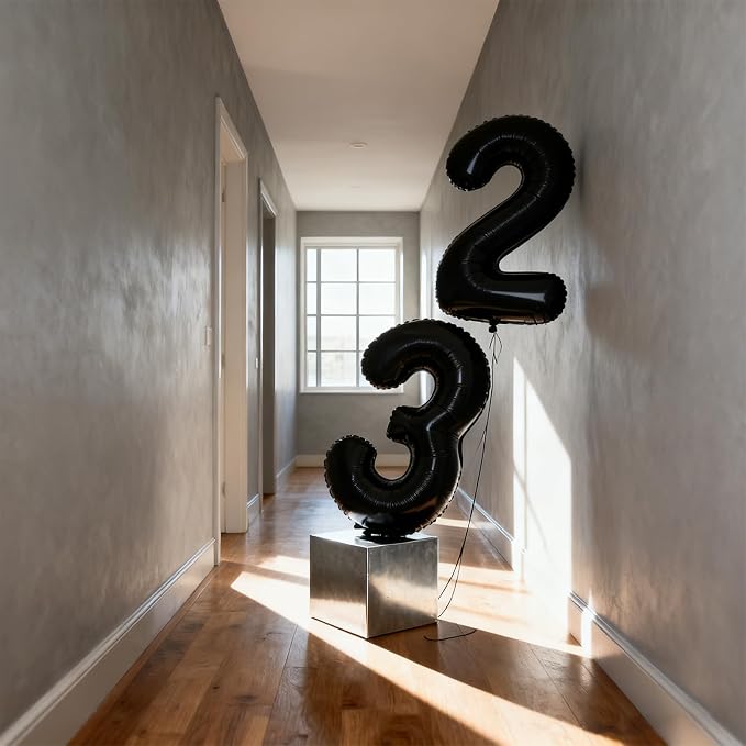 YPSelected 32 Inch Large Foil Helium Number Balloon Birthday Wedding Party 0-9 - Image 3