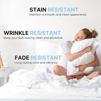 King Pillow Cases Set of 4 - Ultra Soft Hotel Quality Pillowcase Covers - Comfy, Cozy & Wrinkle Free - Shrinkage, Stain and Fade Resistant - Machine Washable Pillow Protectors - 4 Piece Set - Cream