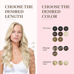 GOO GOO Clip in Hair Extensions Real Human Hair, Remy Human Hair Extensions Clip ins for Women, Natural Human Hair, 24inch 150g 9Pcs, #17A/60A Ash Blonde Highlighted Platinum Blonde