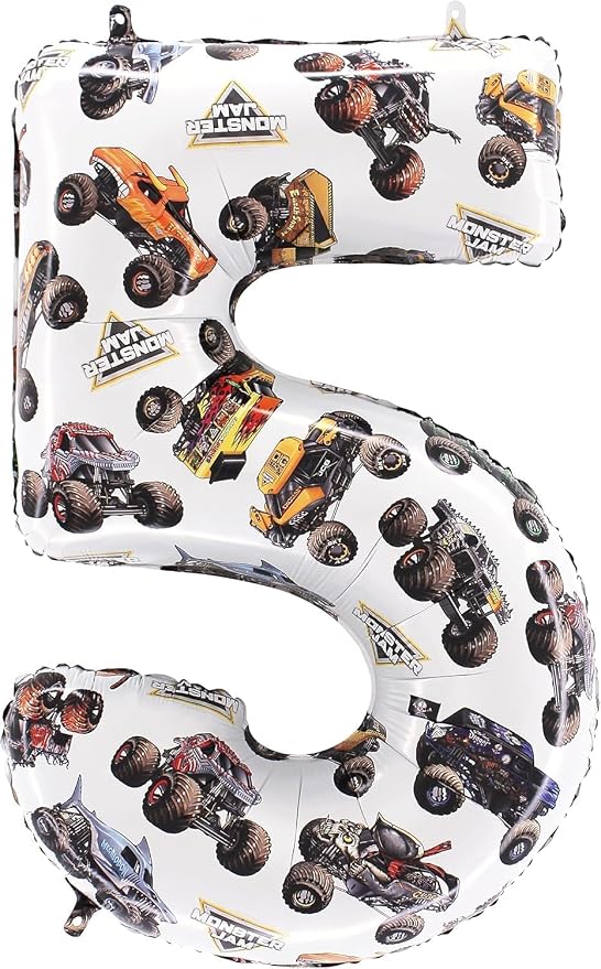 Toyland® 26" Monster Jam™ Number 5 Foil Balloon by Toyland