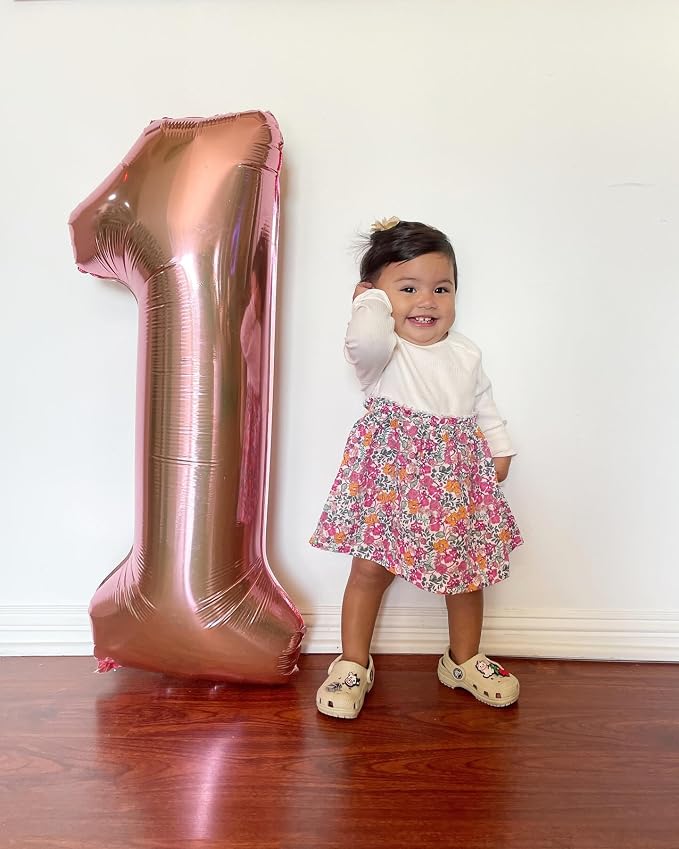 Rose Gold 7 Balloon - Image 2