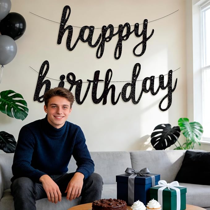 Happy Birthday Banner for Birthday Party Decorations - Image 4