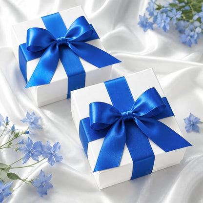 KINGLAKE Royal Blue Satin Ribbon - Image 4